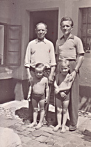 Jakub, Pavel, Milan, Pavel&nbsp;Čechovi<br>1950